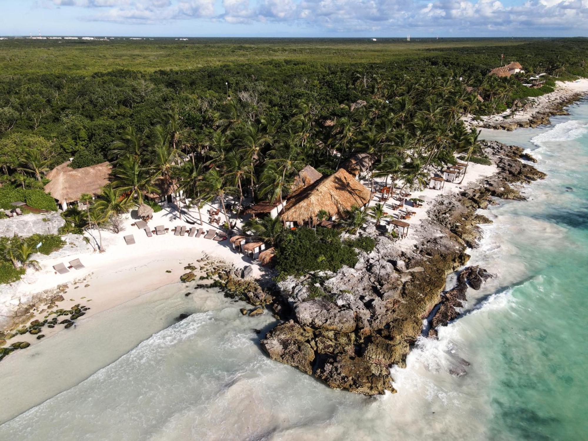 Diamante K - Inside Tulum National Park Hotel Luaran gambar